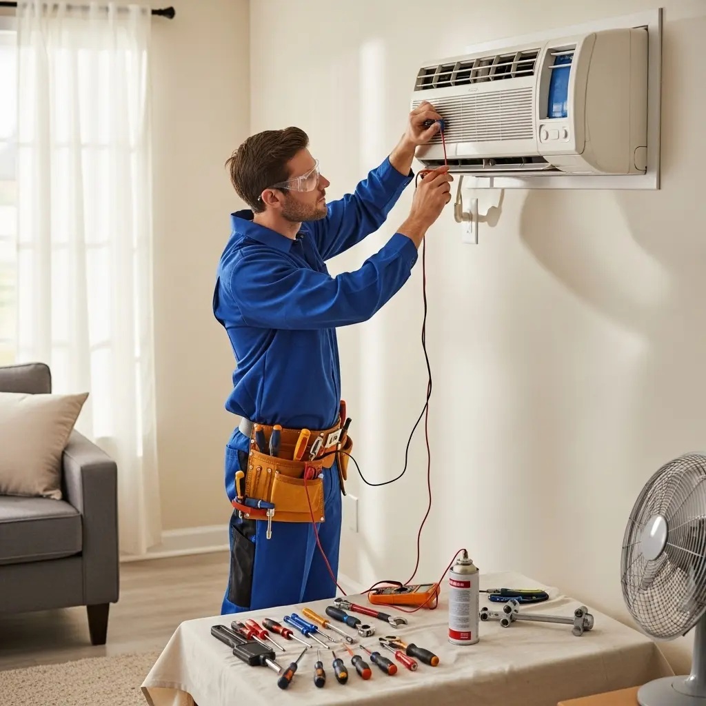 Çankaya Eminçelik Eminçelik klima gaz dolumu ve bakım – Enerji verimliliği artırıldı. - Teknik servis örneği